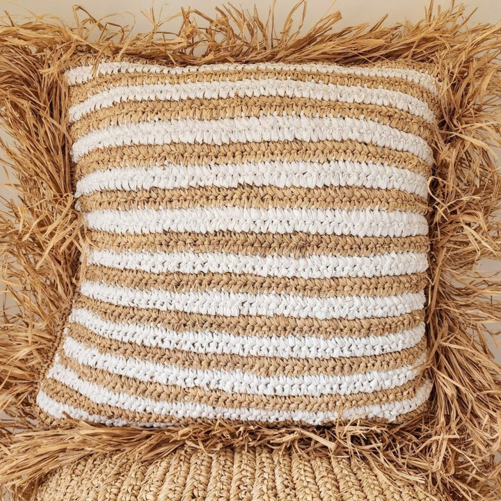 Maldives Raffia Island Cushion Cover  | 50x50cm