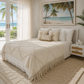 Zahara Macrame Statement Throw