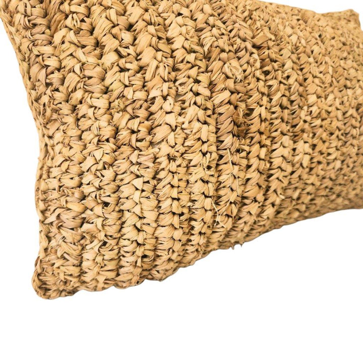 Maldives Raffia Lumbar Cushion Cover  | 30x50cm