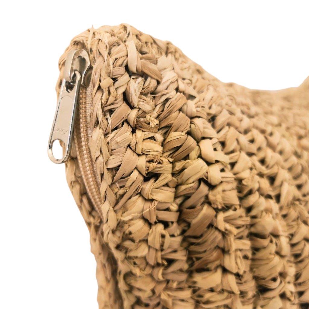 Maldives Raffia Lumbar Cushion Cover  | 30x50cm