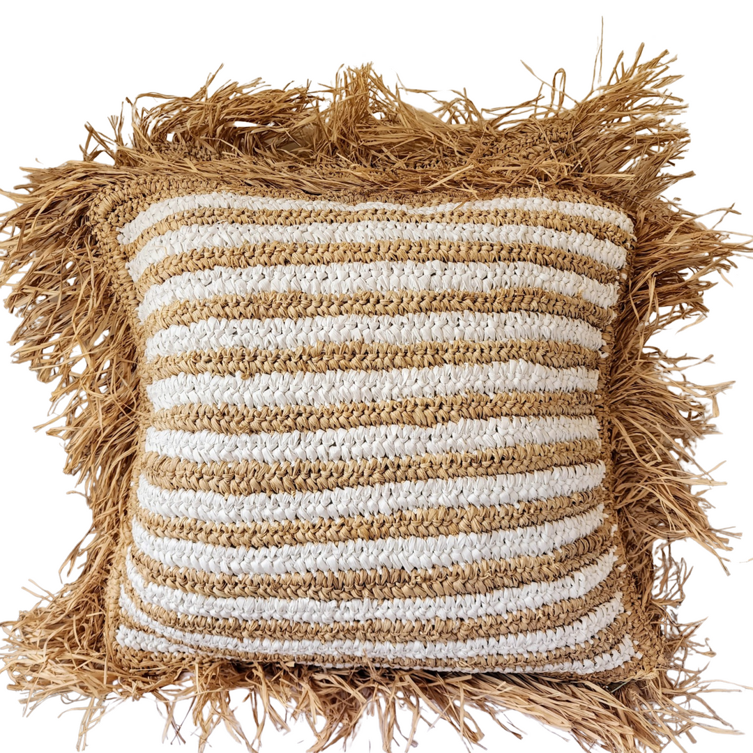 Maldives Raffia Island Cushion Cover  | 50x50cm