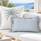 Zaffre Wave Lumbar Cushion Cover | 30x50cm