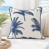 Hamptons Cotton Palm Cushion Cover | 40x40cm