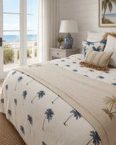 Seabreeze Palms Quilt Cover Set | Queen | Bed Linen