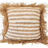 Maldives Raffia Stripe Cushion Cover | 50x50cm