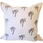 Under The Palms Blue Hue Cushion Cover | 50x50cm