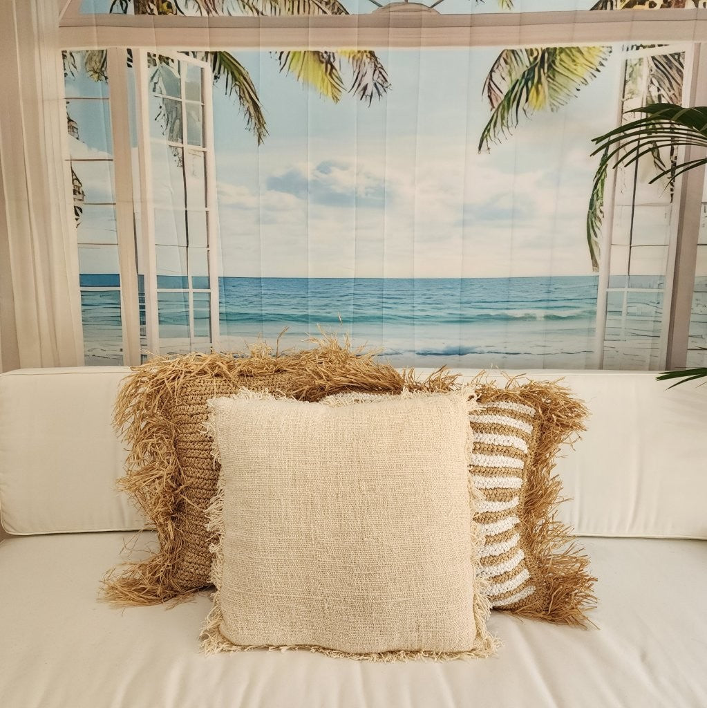 Ivory Oatmeal Cushion Cover | 50x50cm