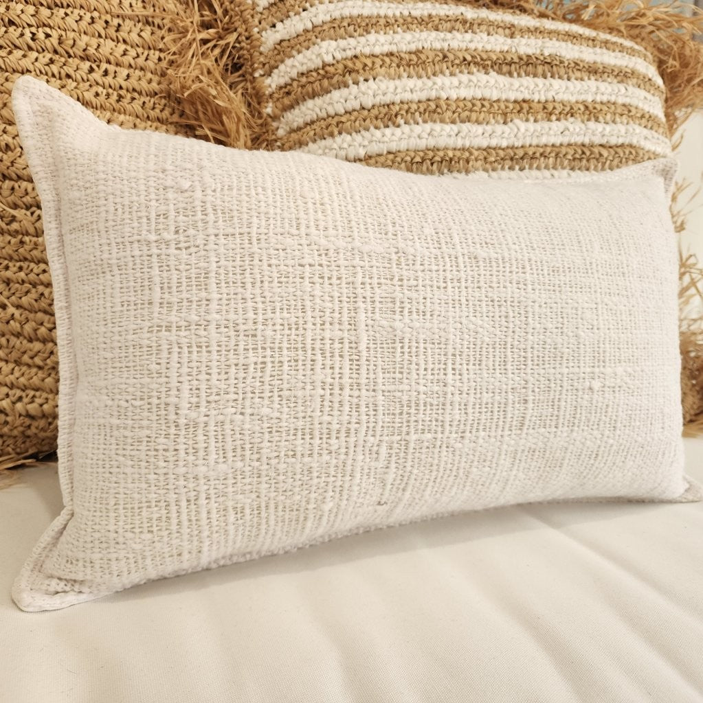 Ivory Bay Lumbar Cushion Cover | 30x50cm