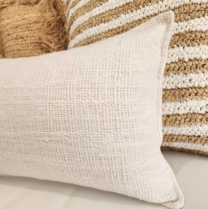 Ivory Bay Lumbar Cushion Cover | 30x50cm