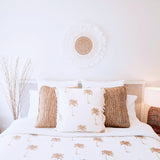 Kokomo Cocoa Palm Quilt Cover Set | Q | K | SK | Bed Linen