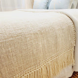 Island Luxe Throw Blanket | Tassel | 1.4m x 2.5m
