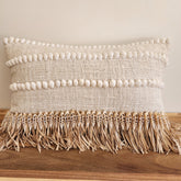 Island Shell Fringe Cushion Cover | 30x50cm