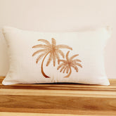 Cinnamon Palms Lumbar Cushion Cover | 30x50cm