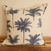 Hamptons Cotton Palm Cushion Cover | 50x50cm