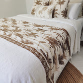 Palm Haven Cotton Throw | 2.2m