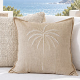 Acapulco Palm Linen Cushion Cover | 50x50cm