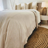 Acapulco Sand Pure Linen Quilt Cover Set | Q | K | SK