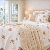 Palm Haven Quilt Cover Set | Q | K | SK | Bed Linen