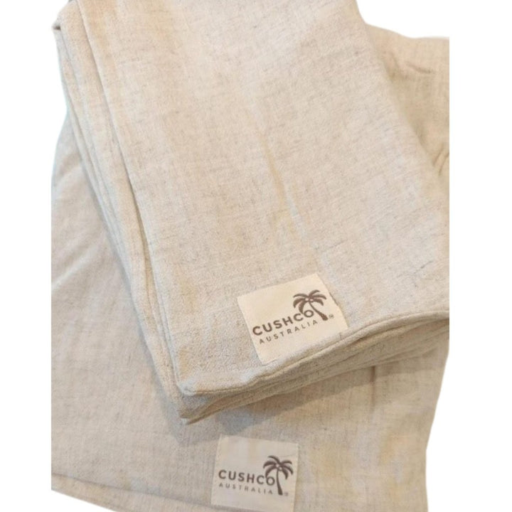 Acapulco Sand Pure Linen Quilt Cover Set | Q | K | SK