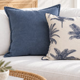 Hamptons Cotton Blue Cushion Cover | 50x50cm