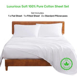 Island Oasis 100% Pure Cotton Sheet Set | Q | K | SK | Bed Linen