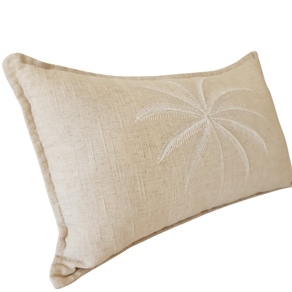 Acapulco Palm Lumbar Cushion Cover | 30x50cm