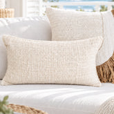 Ivory Sand Lumbar Cushion Cover | 30x50cm
