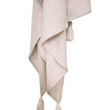 Linen Luxe Throw | Tassel | 2.4m x 1.3m