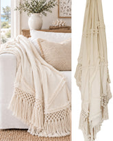 Zahara Macrame Statement Throw