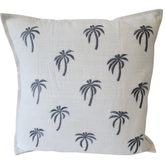 Under The Palms Blue Hue Cushion Cover | 50x50cm