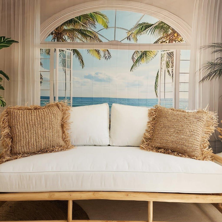 Maldives Raffia Cushion Cover | 50x50cm