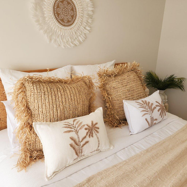 Maldives Raffia Cushion Cover | 50x50cm