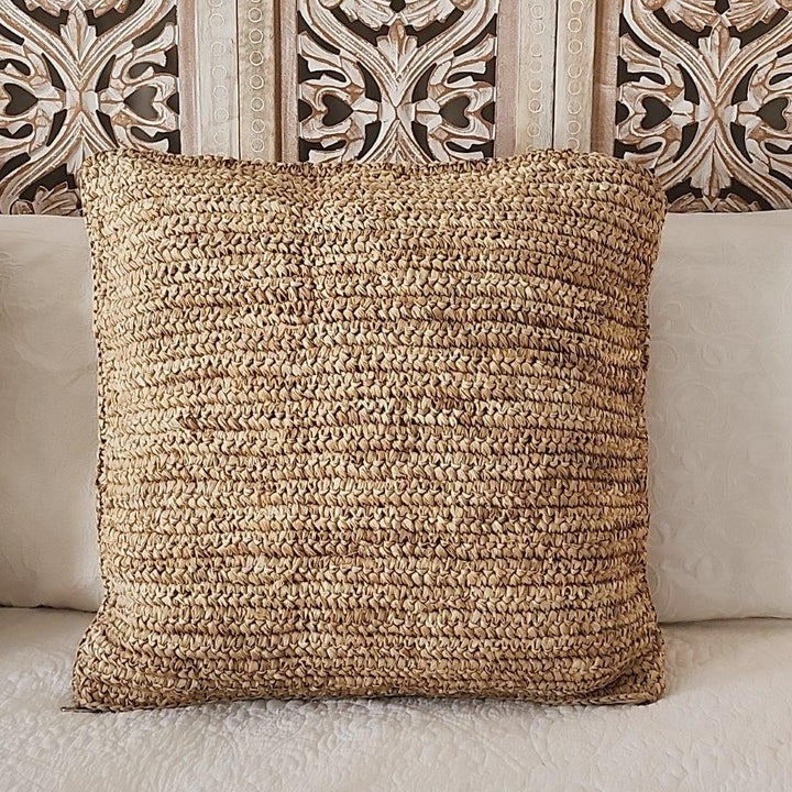 Maldives Raffia Island Cushion Cover  | 50x50cm