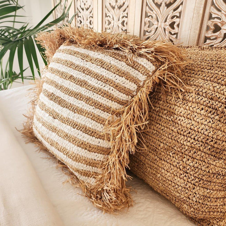 Maldives Raffia Island Cushion Cover  | 50x50cm