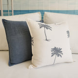 Kokomo Blue Palm Cushion Cover | 40x40cm