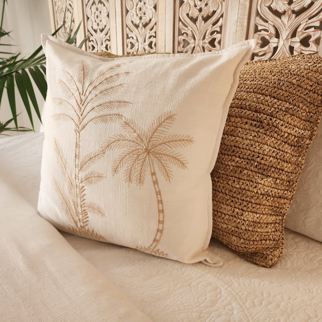 Golden Palms Cushion Cover | 50x50cm