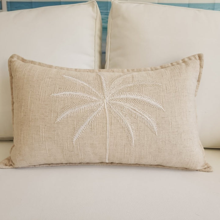 Acapulco Palm Lumbar Cushion Cover | 30x50cm
