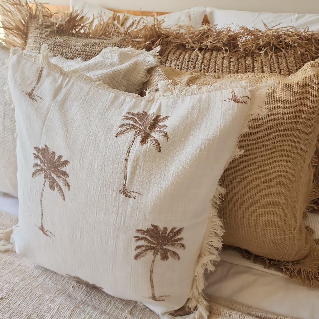 Kokomo Cocoa Palm Cushion Cover | 50x50cm