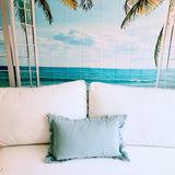 Zaffre Wave Lumbar Cushion Cover | 30x50cm