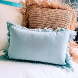 Zaffre Wave Lumbar Cushion Cover | 30x50cm