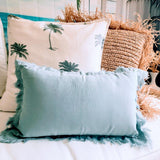 Zaffre Wave Lumbar Cushion Cover | 30x50cm