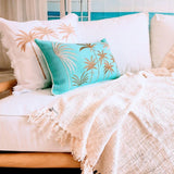 Blue Hawaii Lumbar Cushion Cover | 30x50cm