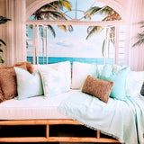 Maldives Raffia Lumbar Cushion Cover | 30x50cm