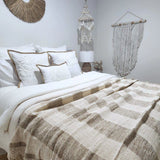 Coastal Haven Macrame Throw Blanket | Tassel | 1.3m x 2.6m