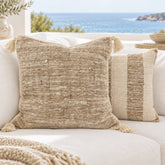 Toasted Coconut Cushion Cover | Tassel | 50x50cm