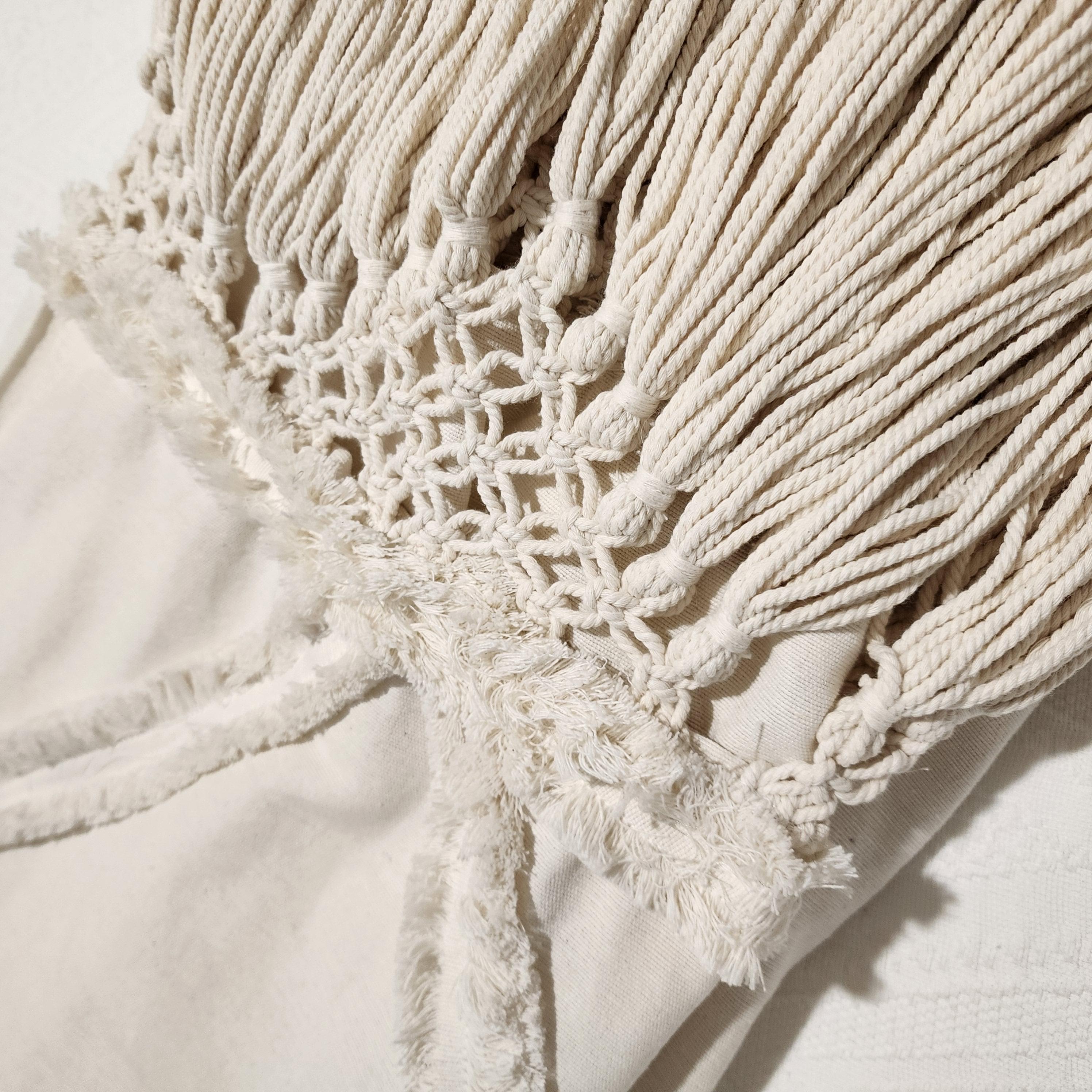 Zahara Macrame Statement Throw