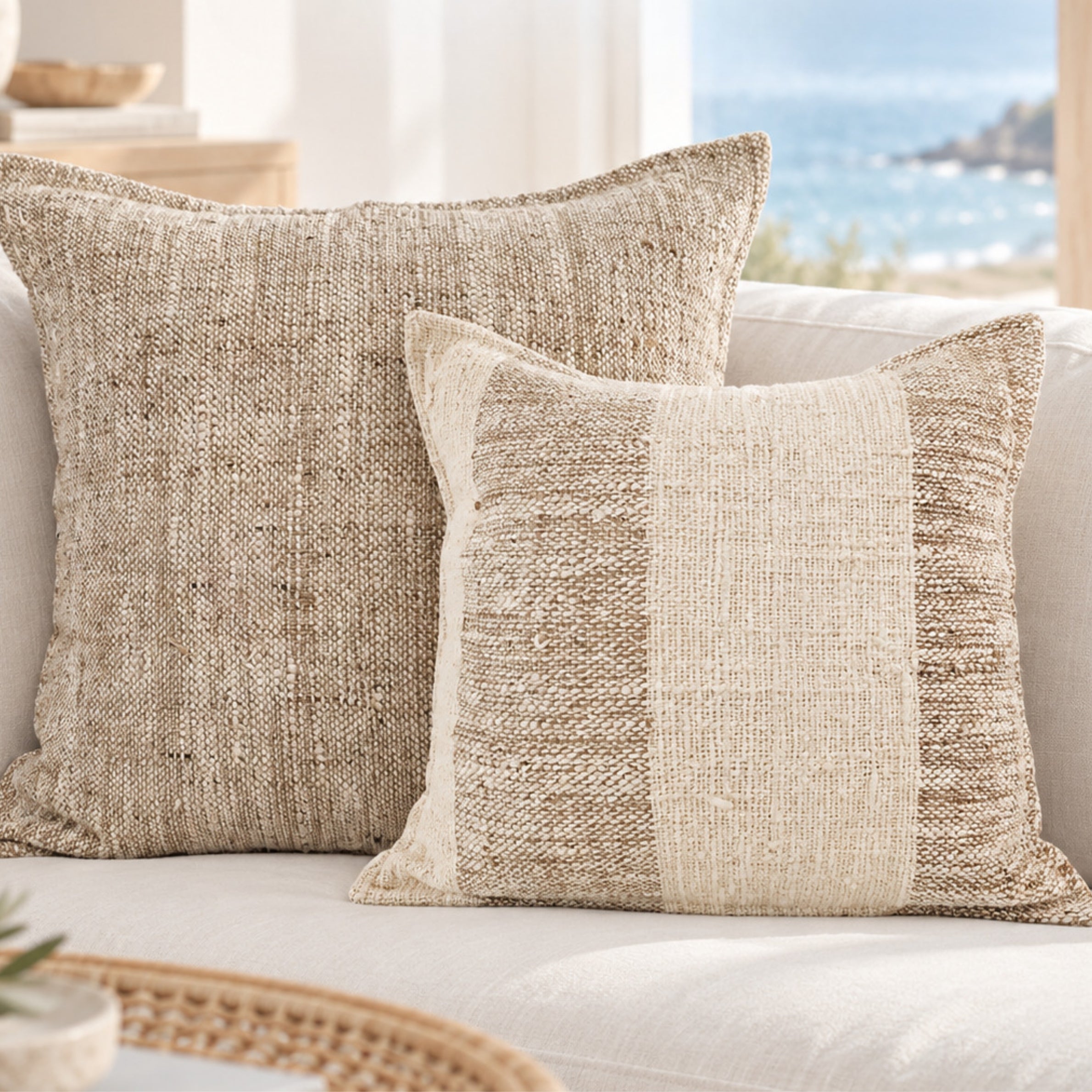 Vanilla Husk Cushion Cover | 40x40cm
