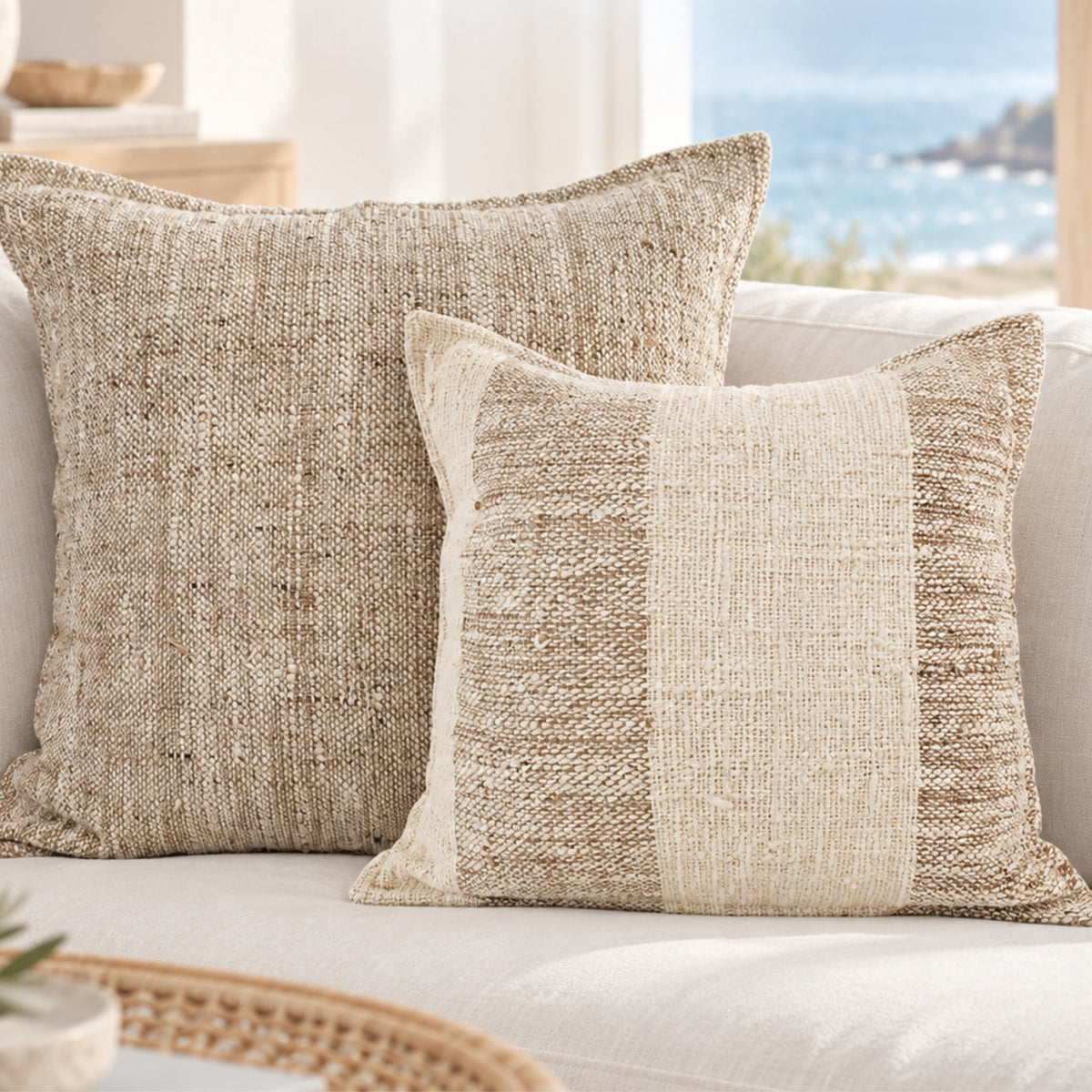 Vanilla Husk Cushion Cover | 40x40cm
