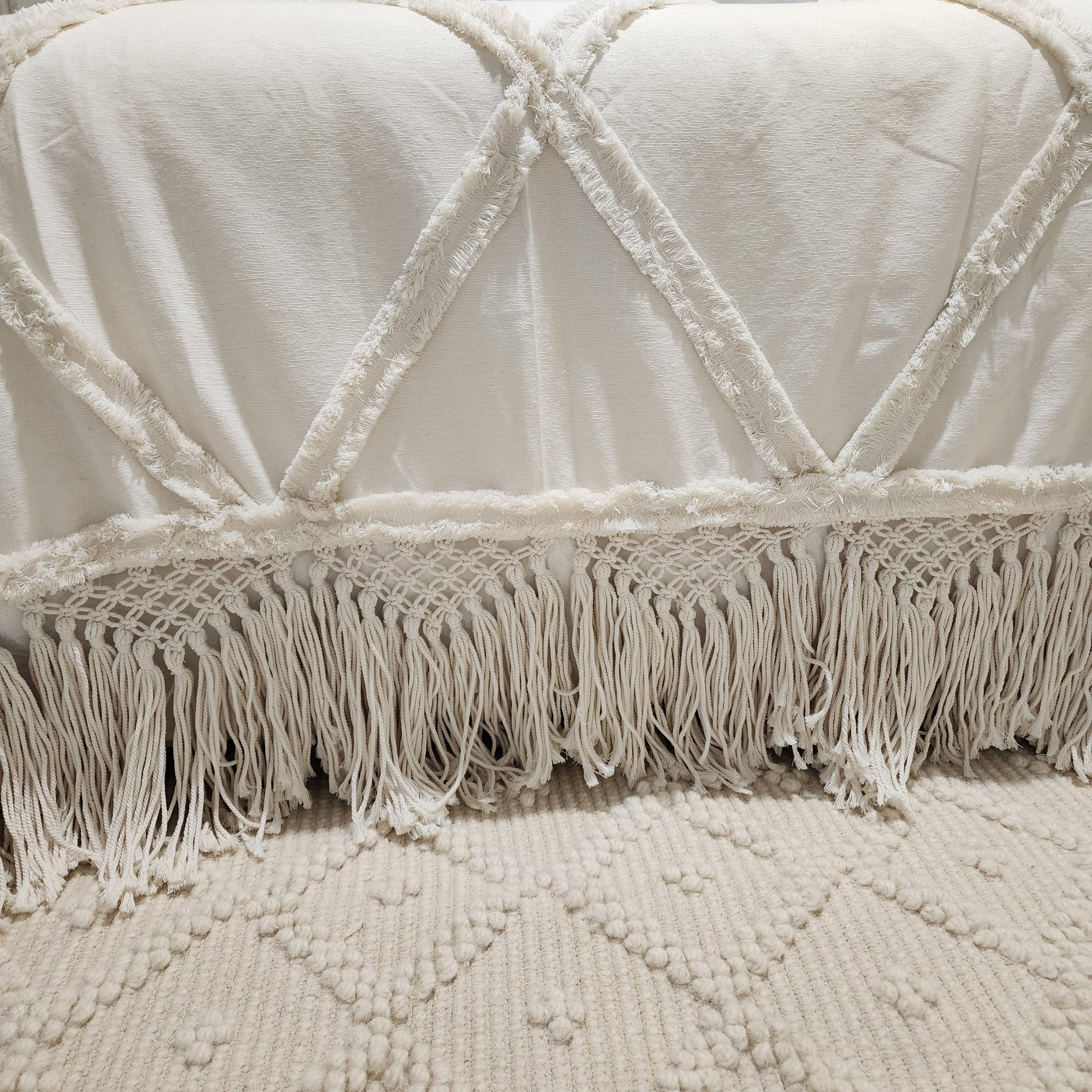 Zahara Macrame Statement Throw