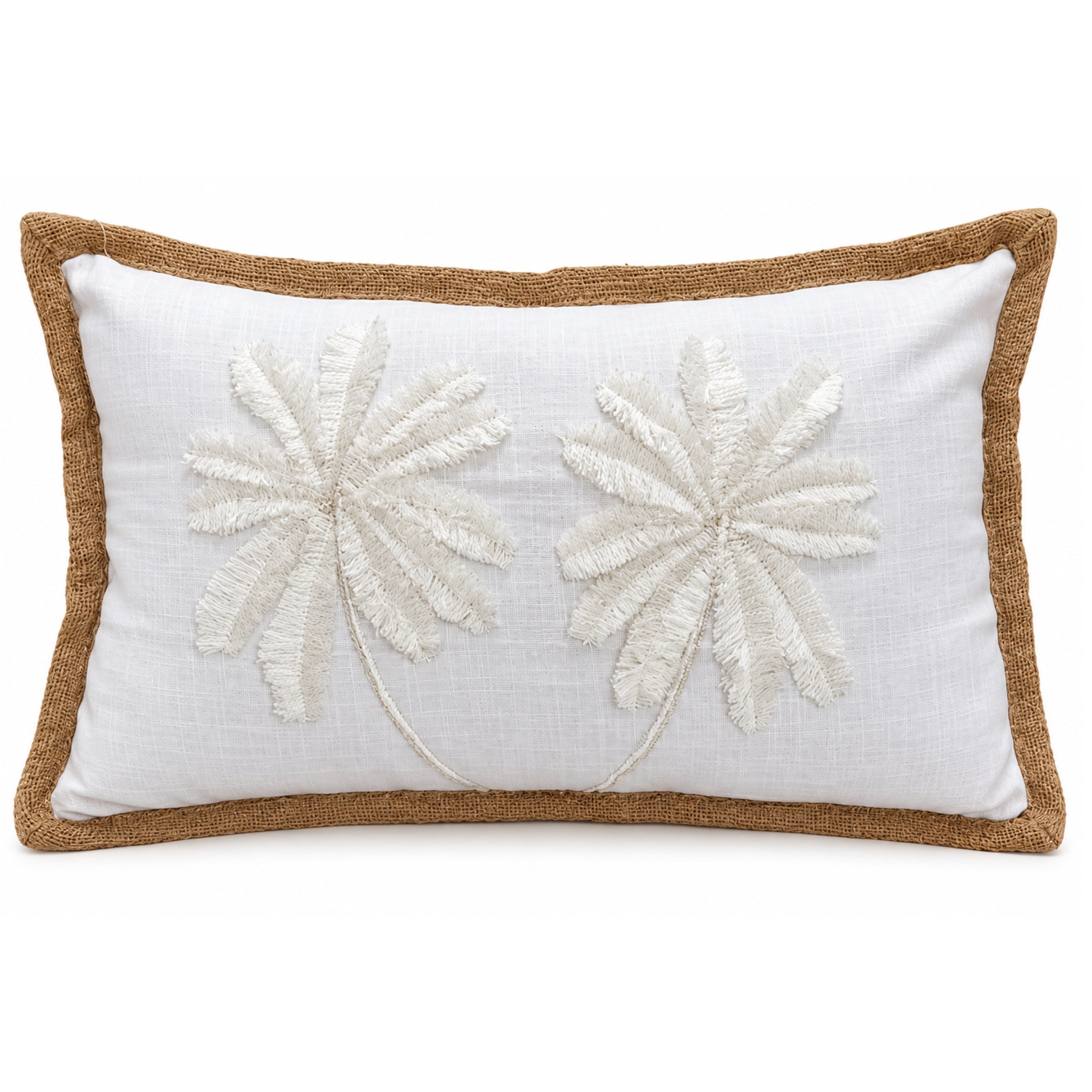Maui Twin Palm Lumbar Cushion Cover